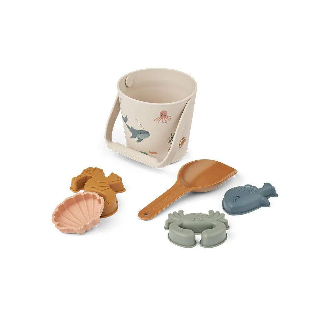 Liewood Gilma Sea Creature Beach Set - Sea Creature / Sandy