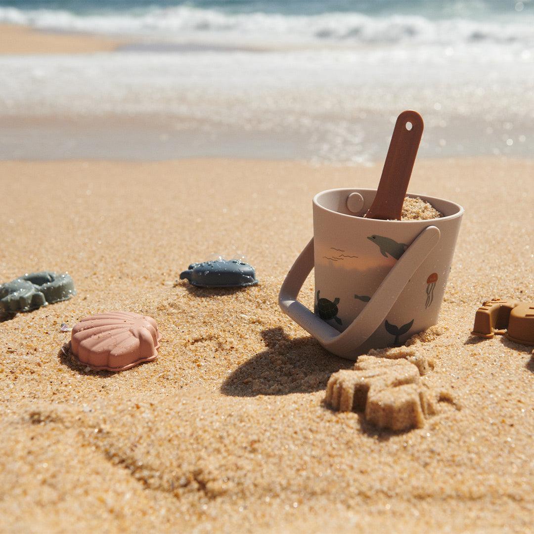 Liewood Gilma Sea Creature Beach Set - Sea Creature / Sandy - Image 3