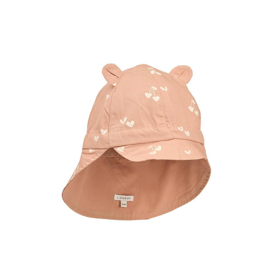 Liewood Gorm Reversible Sun Hat With Ears - Sweethearts / Pale Tuscany