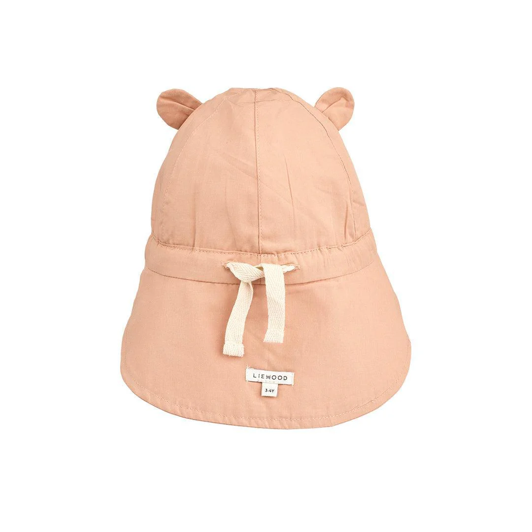 Liewood Gorm Reversible Sun Hat With Ears - Sweethearts / Pale Tuscany - Image 2