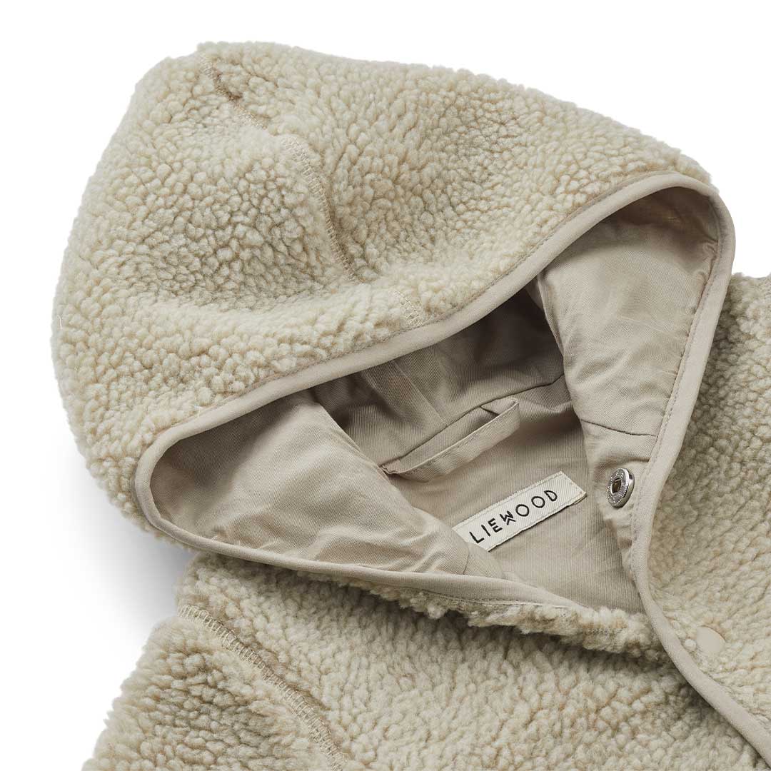 Liewood Inge Pile Jacket - Mist - Image 2