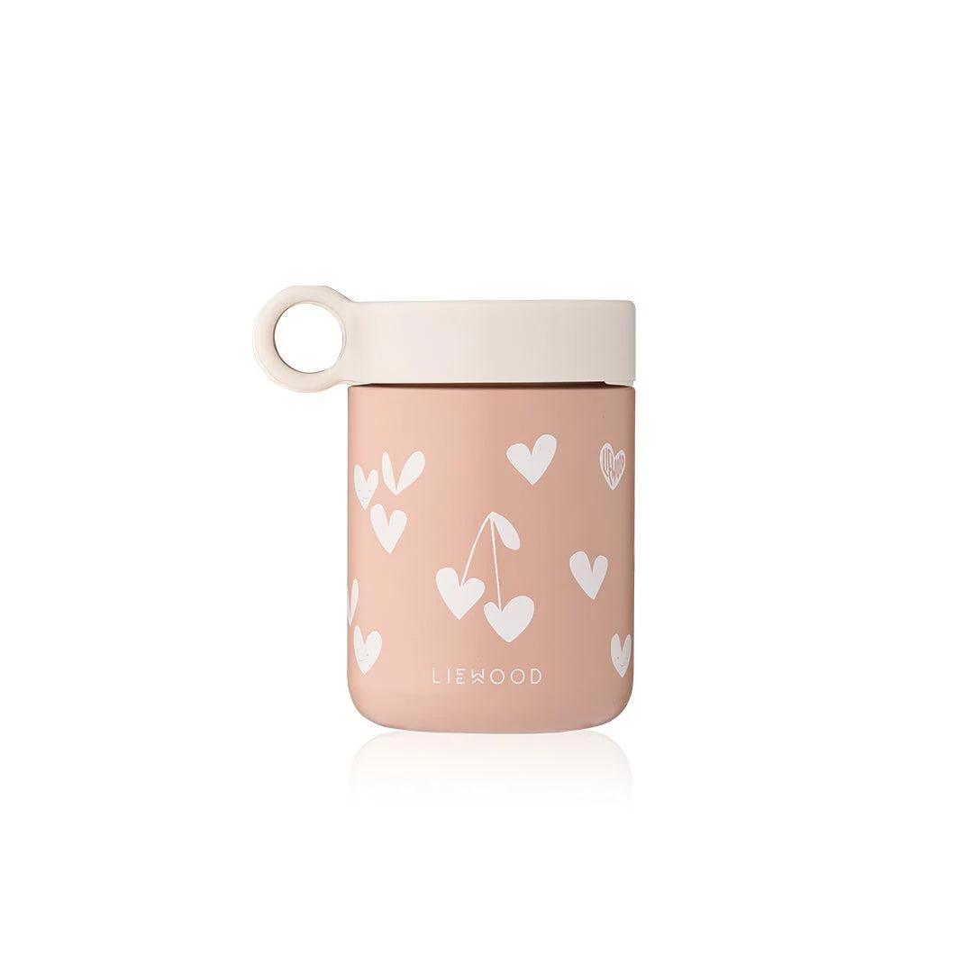 Liewood Kiani Printed Food Jar - Sweethearts / Pale Tuscany