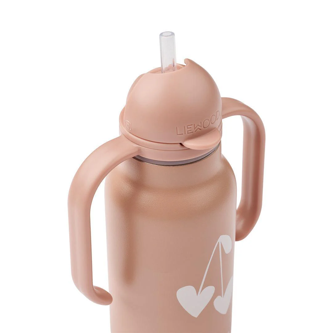 Liewood Kimmie Water Bottle 250ml - Sweethearts / Pale Tuscany - Image 5