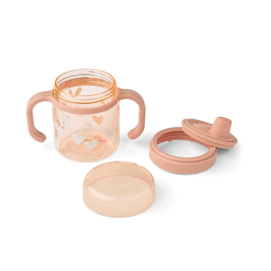 Liewood Kylo Tritan Sippy Cup 280ml - Sweethearts / Pale Tuscany - Image 2