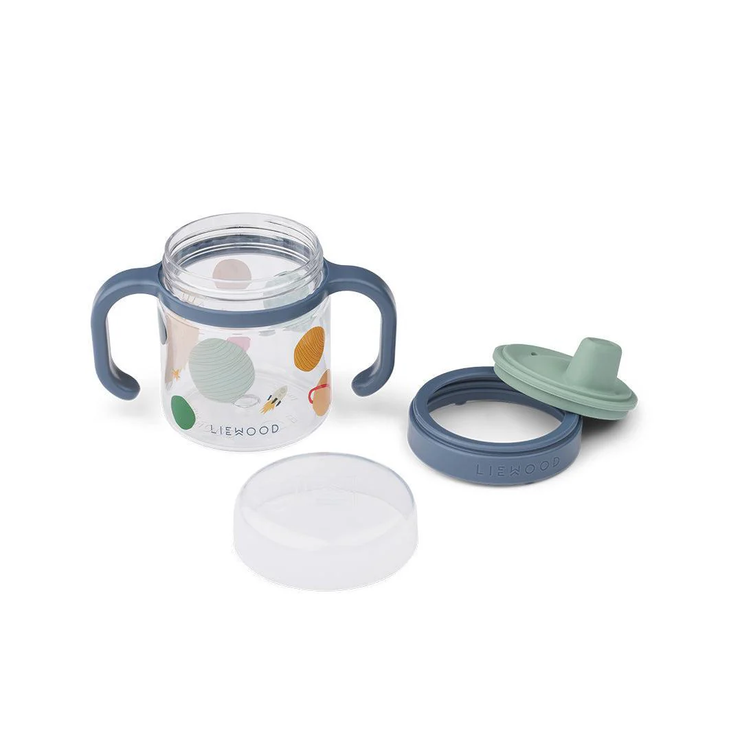 Liewood Kylo Tritan Sippy Cup 280ml - Universe / Classic Navy - Image 4