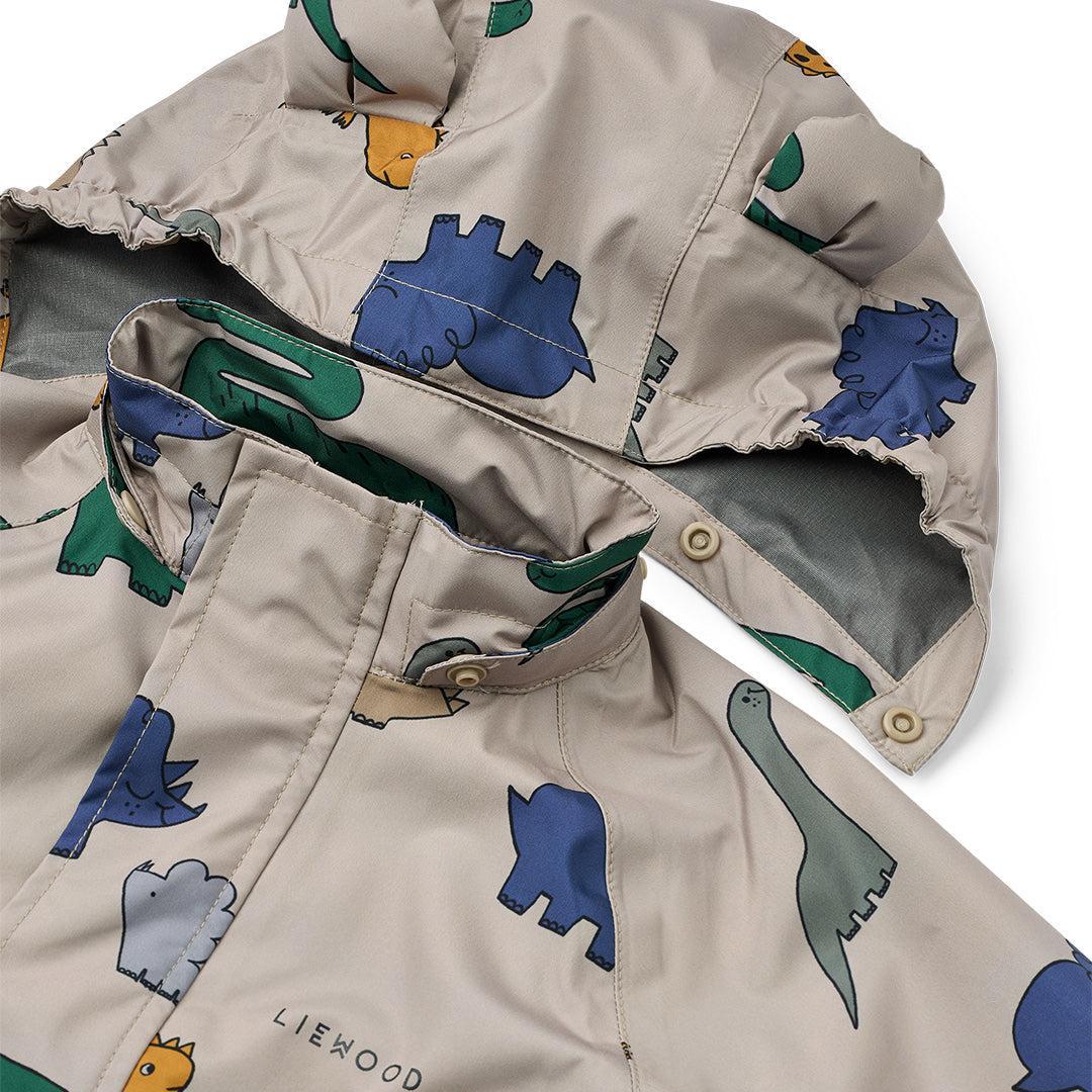 Liewood Manu Rainwear Set - Dinosaurs / Mist - Image 2