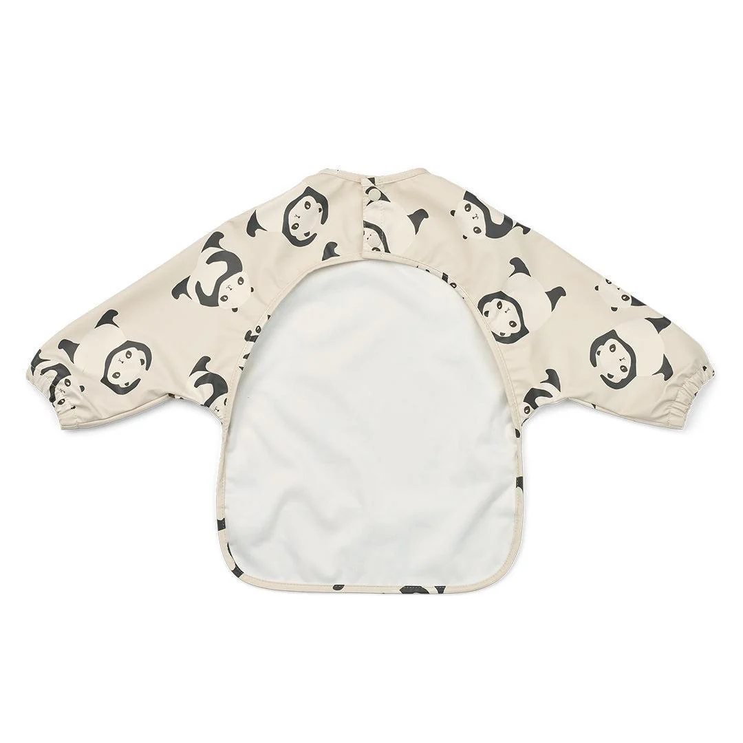 Liewood Merle Printed Cape Bib - Panda / Sandy - Image 2