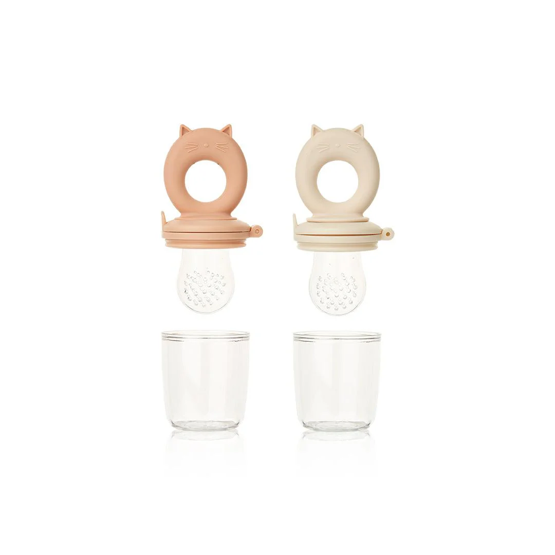 Liewood Miranda Food Feeder - 2 Pack - Tuscany Rose/Apple Blossom - Image 3
