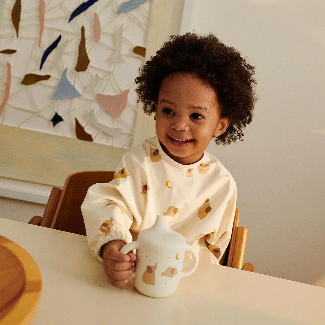 Liewood Neil Sippy Cup - Elephant / Creme De La Creme - Image 2