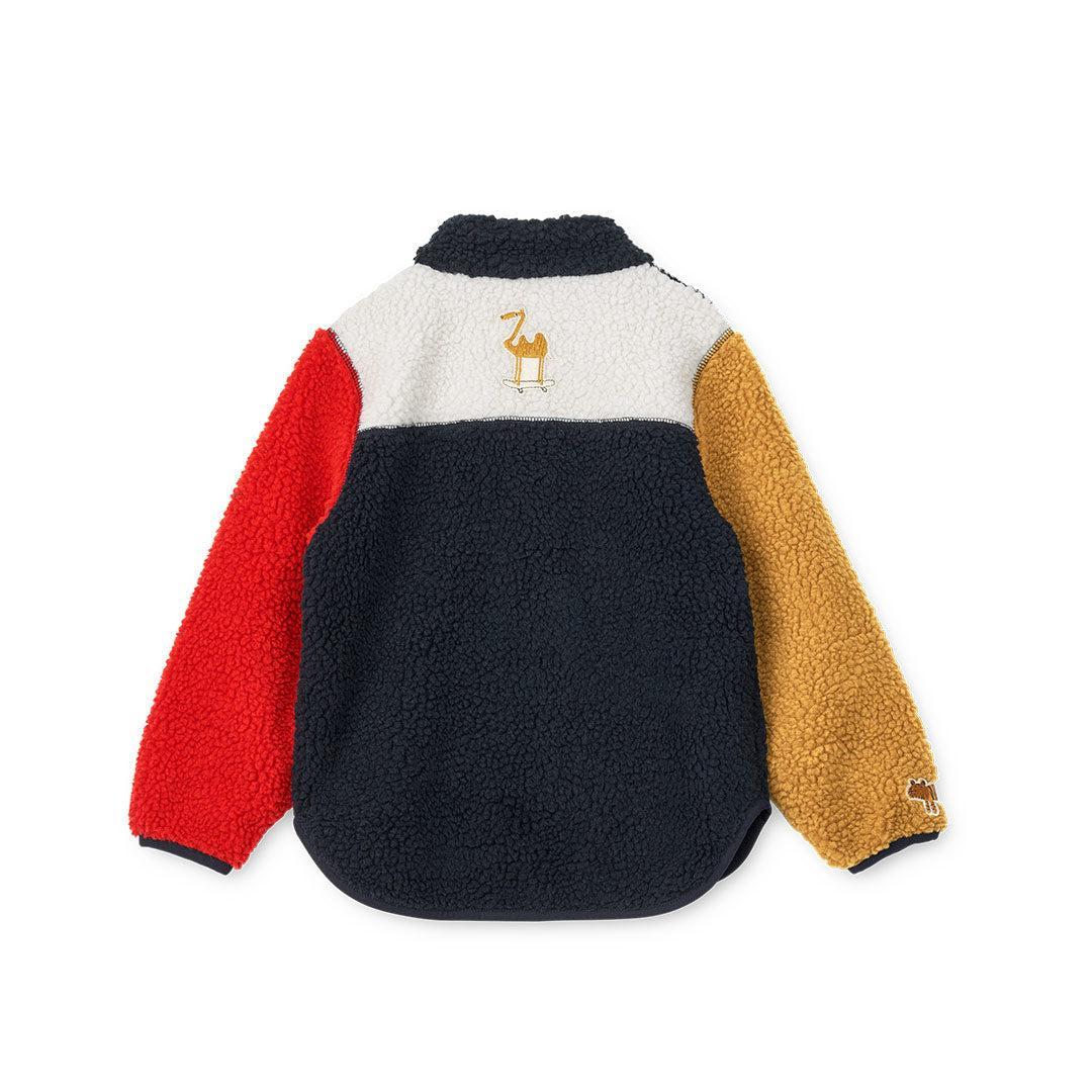 Liewood Nolan Pile Jacket - Around The World Multi Mix - Image 3