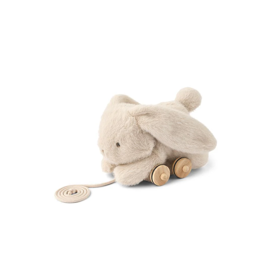 Liewood Pera Rabbit Pull Along Toy - Mist
