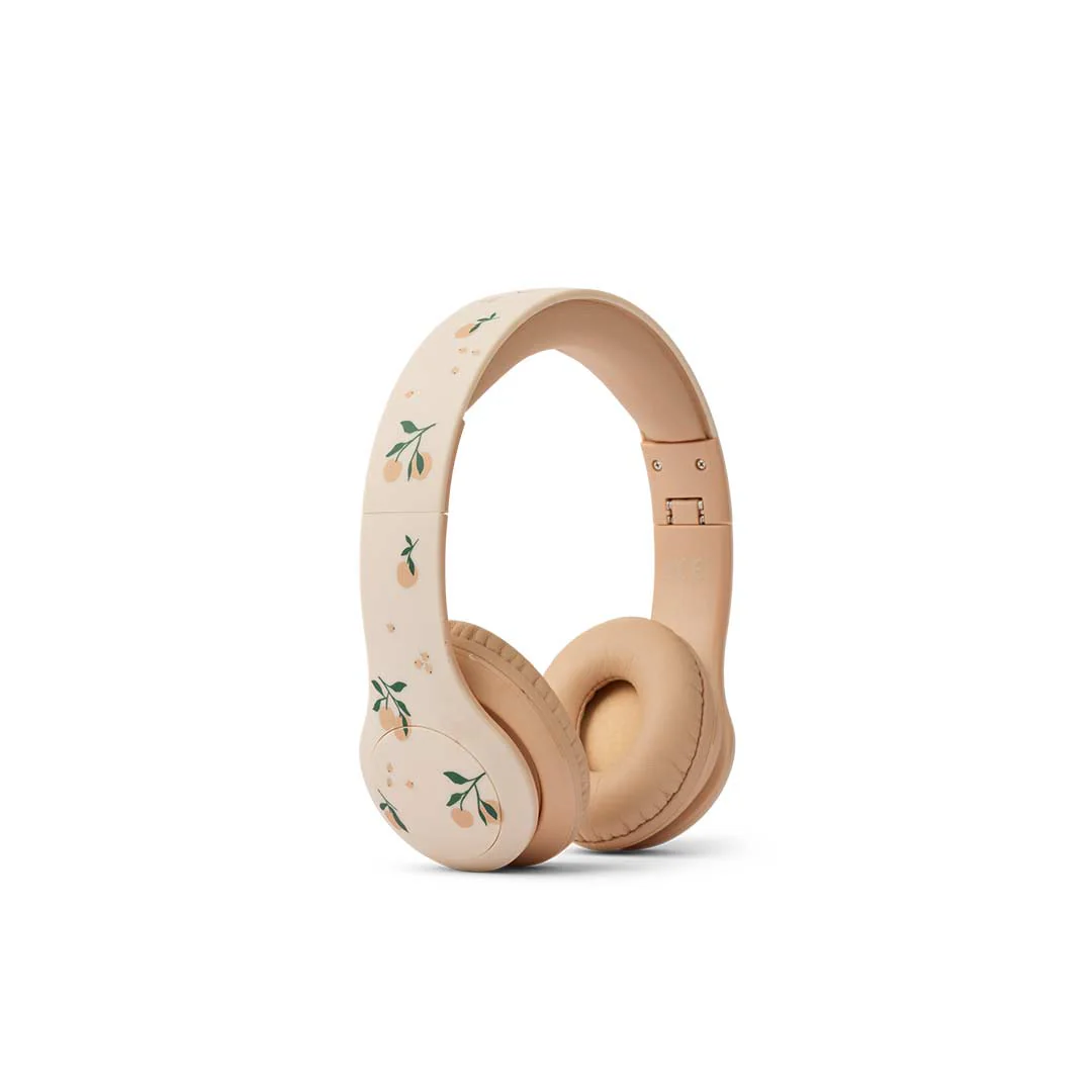 Liewood Quinn Wireless Headphones - Peach / Sea Shell