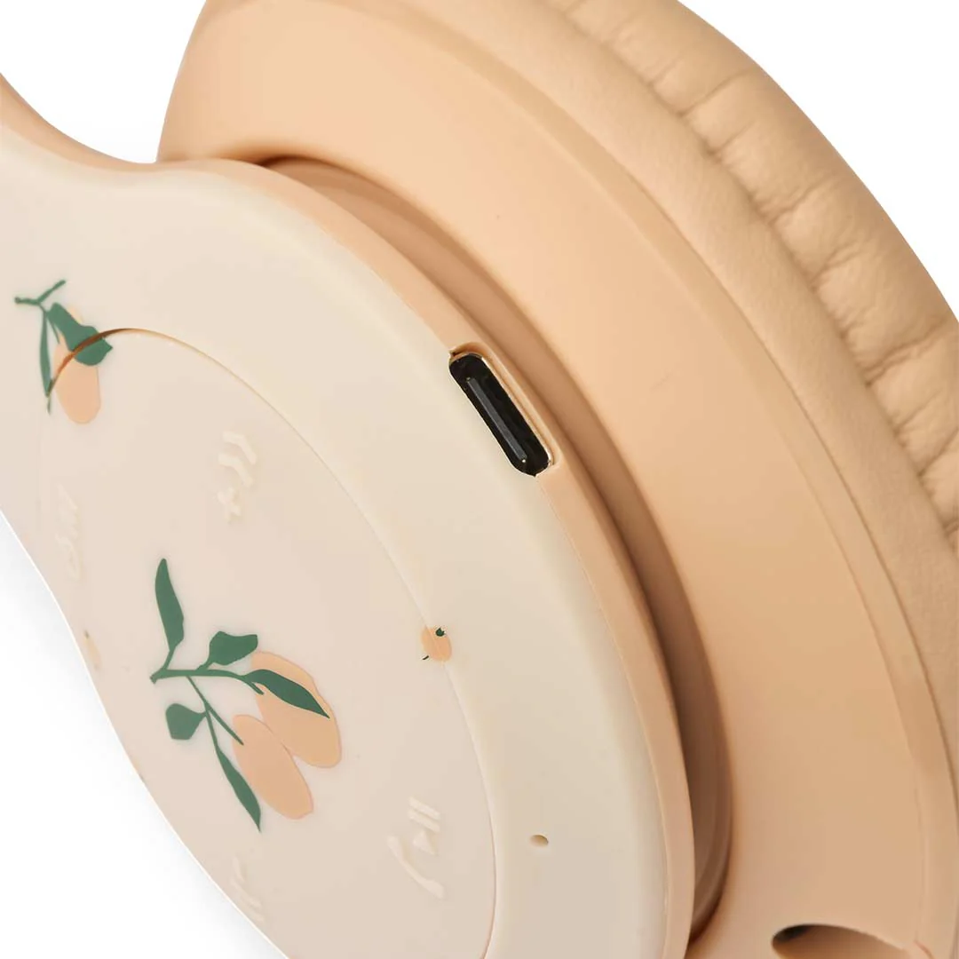 Liewood Quinn Wireless Headphones - Peach / Sea Shell - Image 3