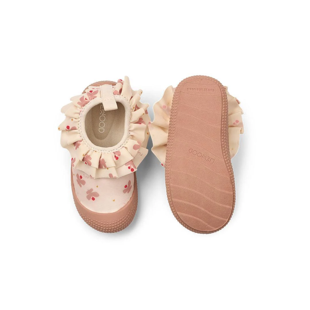 Liewood Sanjia Flounce Sea Shoe - Mini Butterfly / Apple Blossom - Image 2