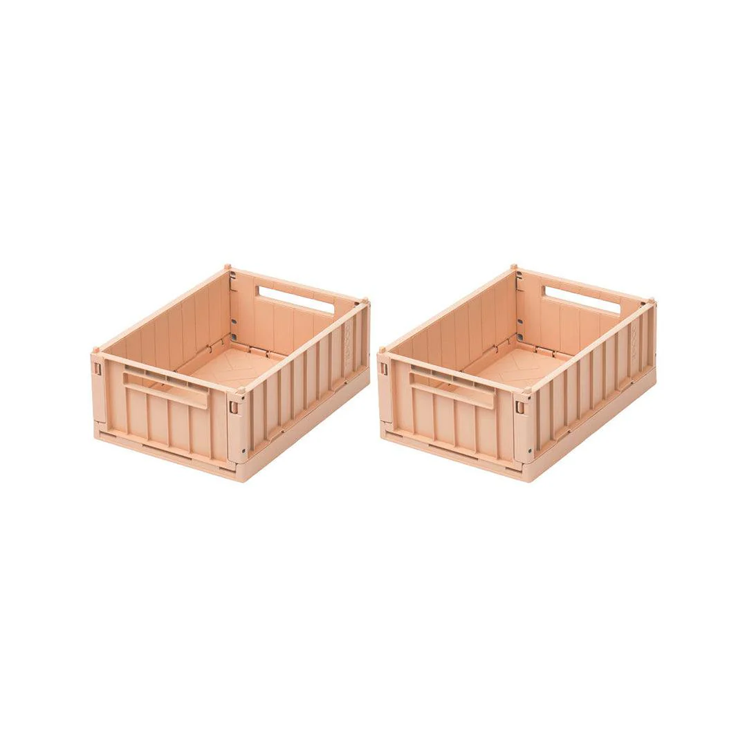 Liewood Weston Storage Boxes - Tuscany Rose - Small - 2 Pack