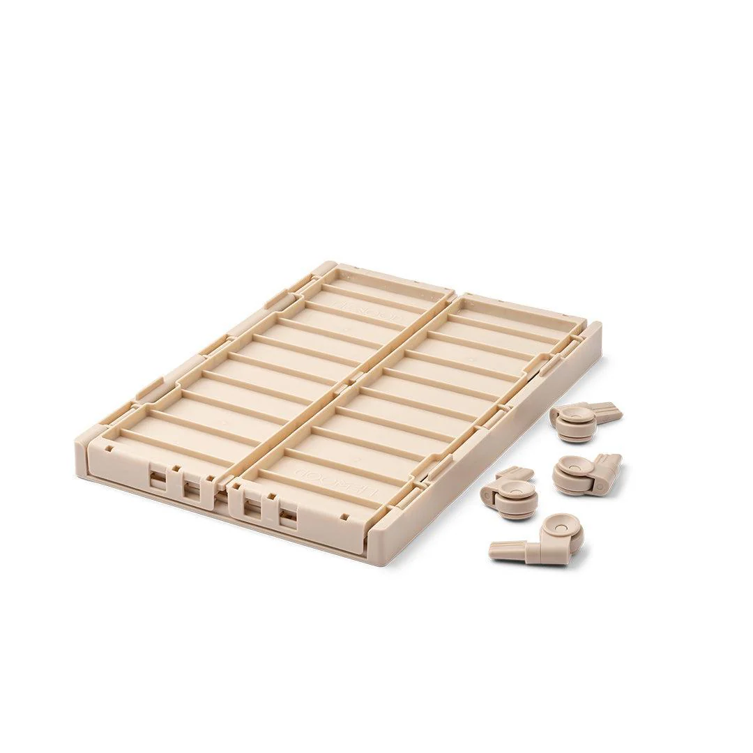 Liewood Storage Box Crate w. Wheels L - Sandy - Image 6