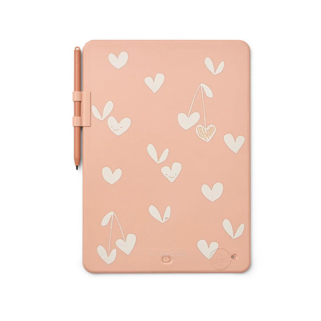 Liewood Zora Magic Drawing Board 10 Inches - Sweethearts / Pale Tuscany - Image 5