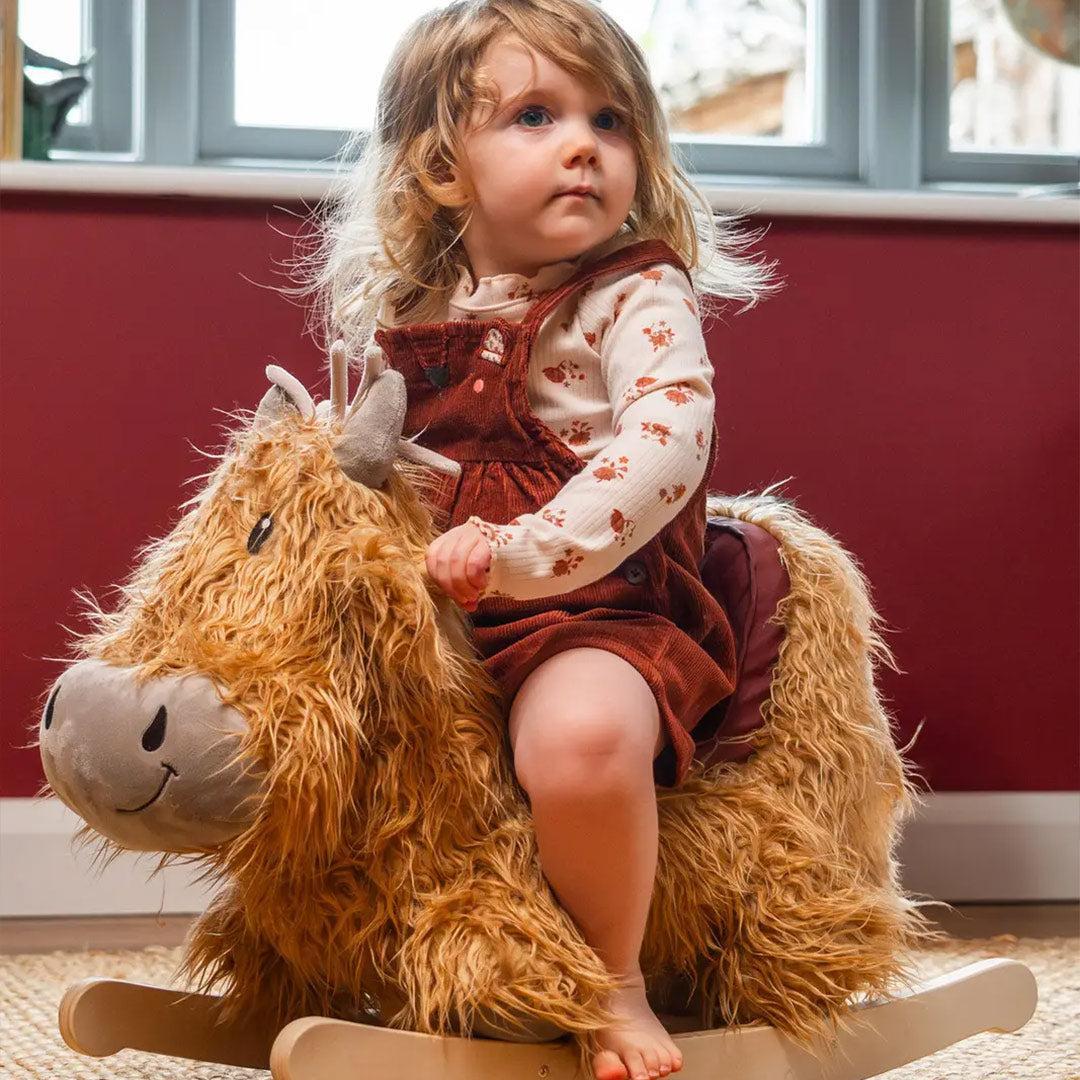 Little Bird Told Me - Rocking Highland Cow - Hubert - Image 3