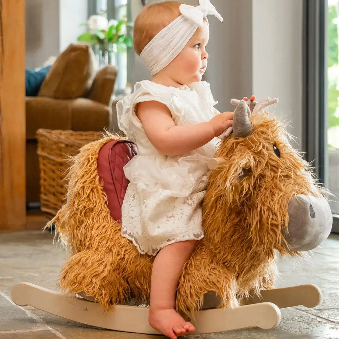 Little Bird Told Me - Rocking Highland Cow - Hubert - Image 5