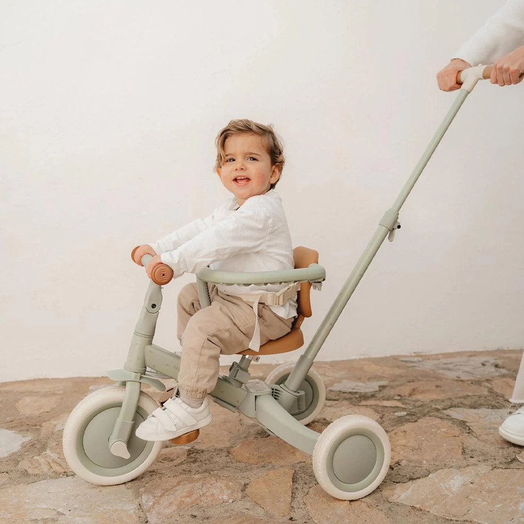 Little Dutch 4 in 1 Tricycle - Green - Image 7