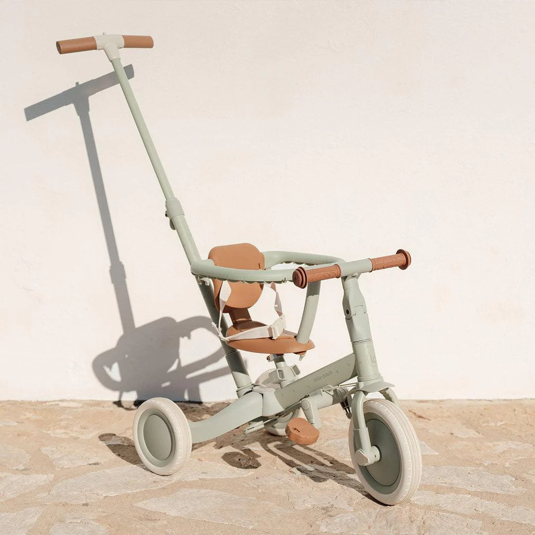 Little Dutch 4 in 1 Tricycle - Green - Image 8