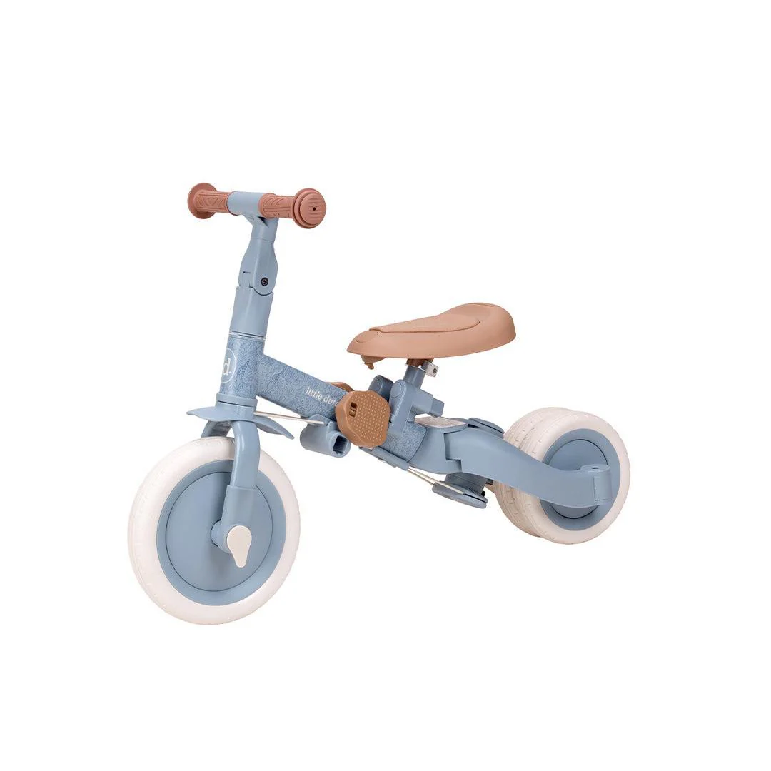Little Dutch 4 in 1 Tricycle - Safari Dreams Blue - Image 7