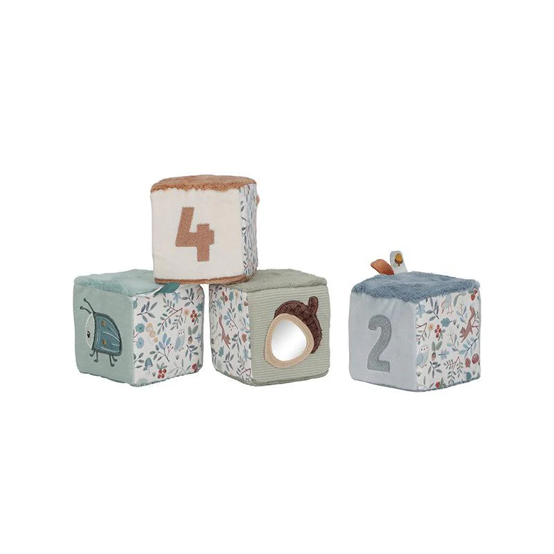 Little Dutch 4 Soft Blocks - Forest Friends - Image 6