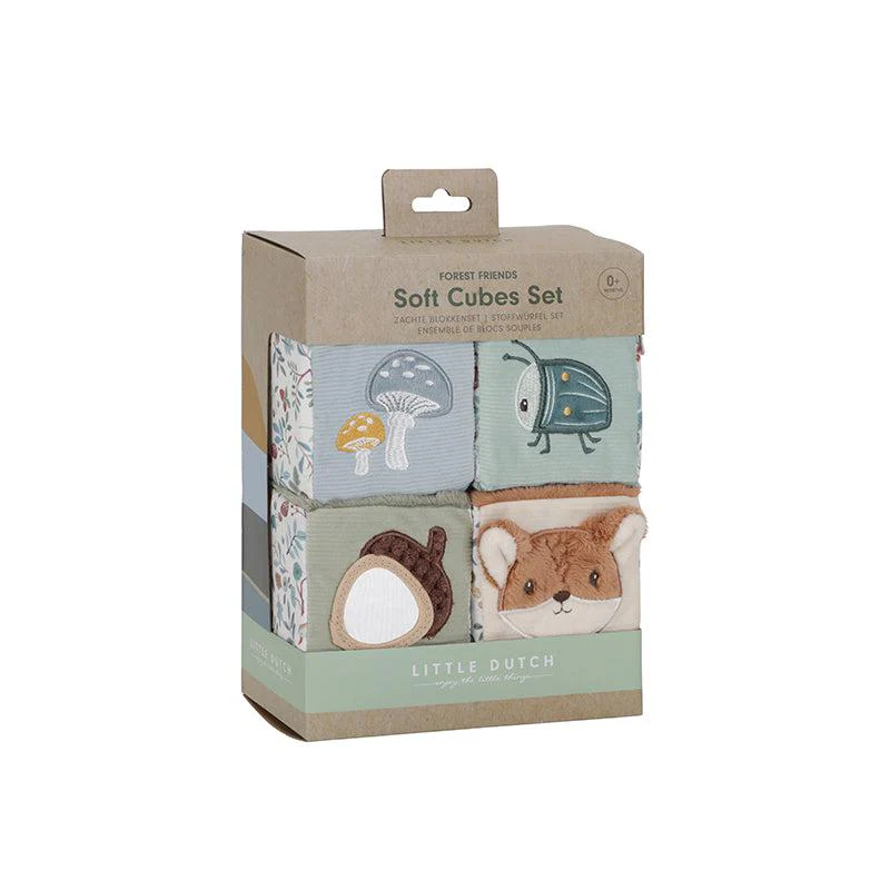 Little Dutch 4 Soft Blocks - Forest Friends - Image 8