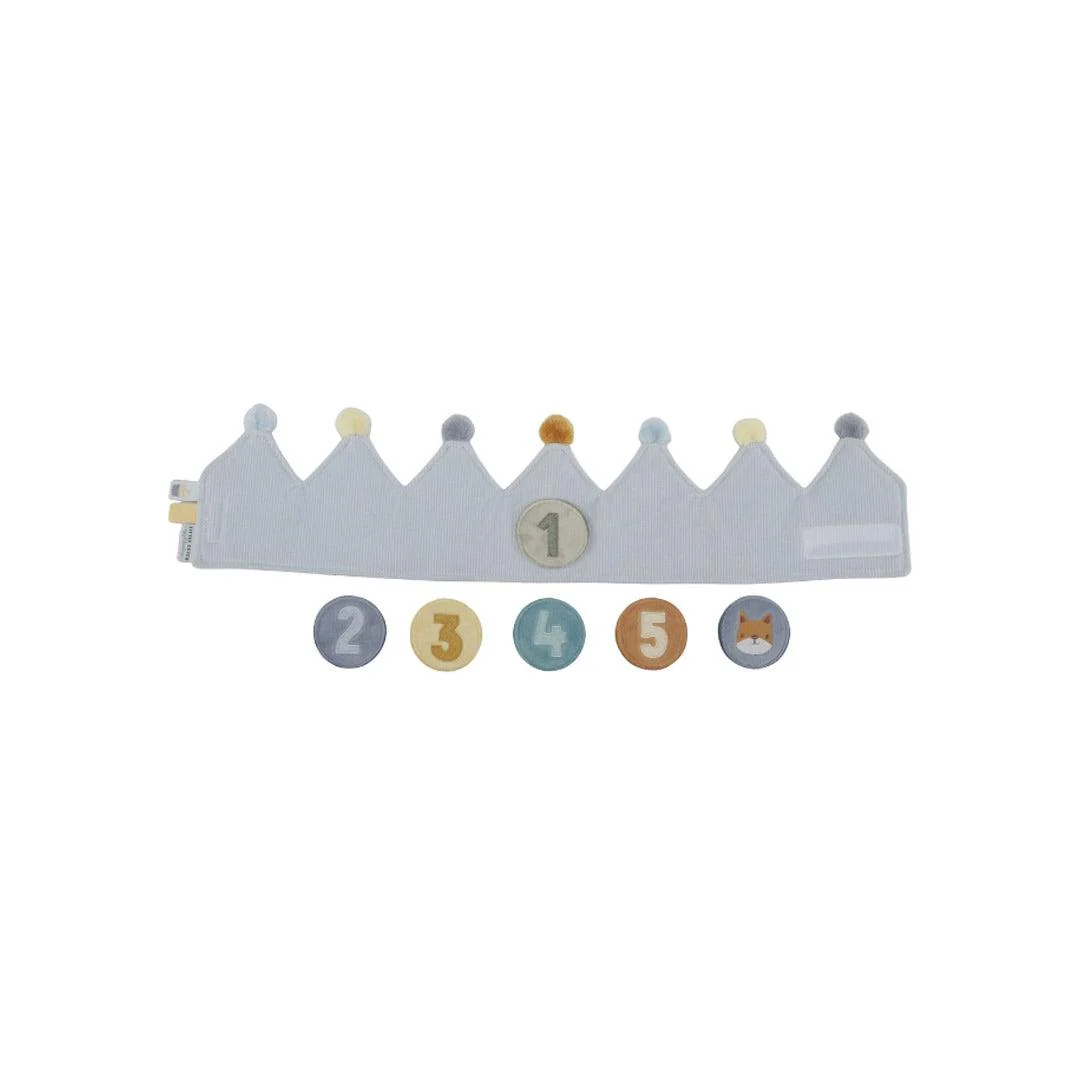 Little Dutch Birthday Crown With Numbers - Blue - Image 7