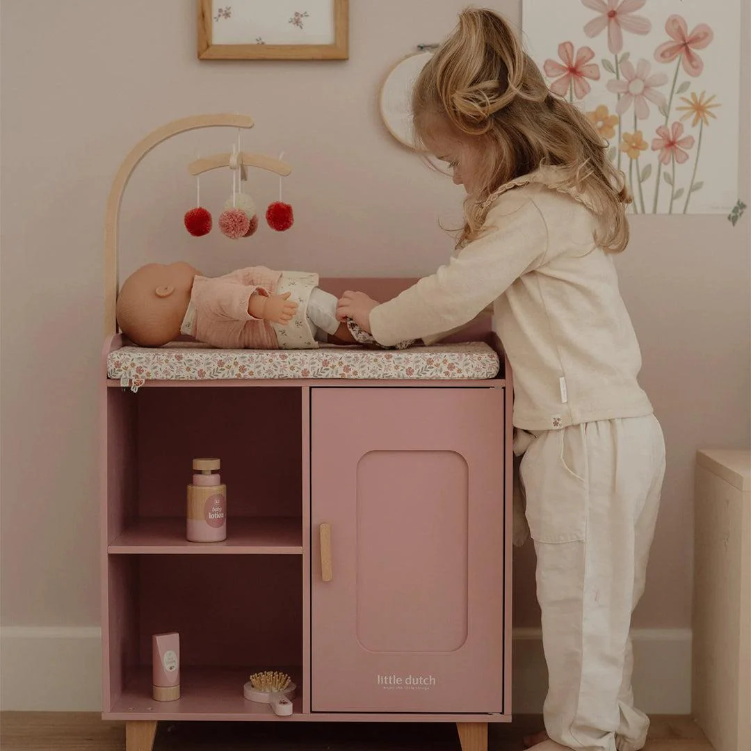 Little Dutch Doll Changing Table - Pink - Image 2