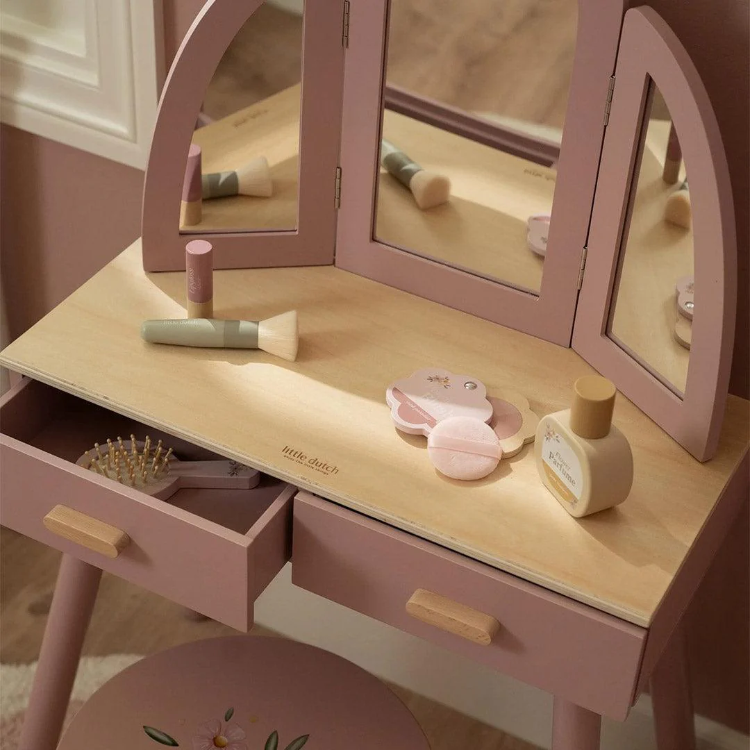 Little Dutch Dressing Table Large - Pink - Image 6