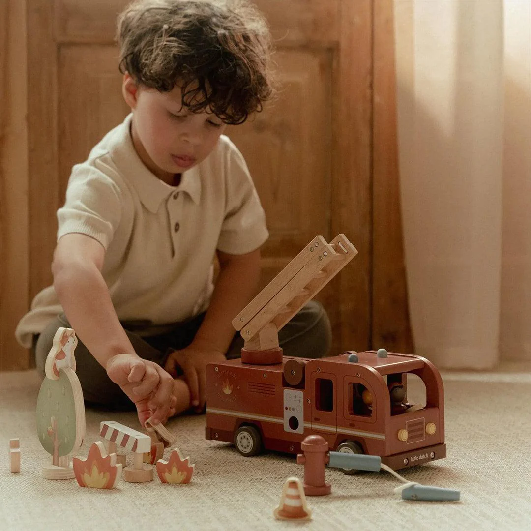 Little Dutch Fire Truck Set - Image 2