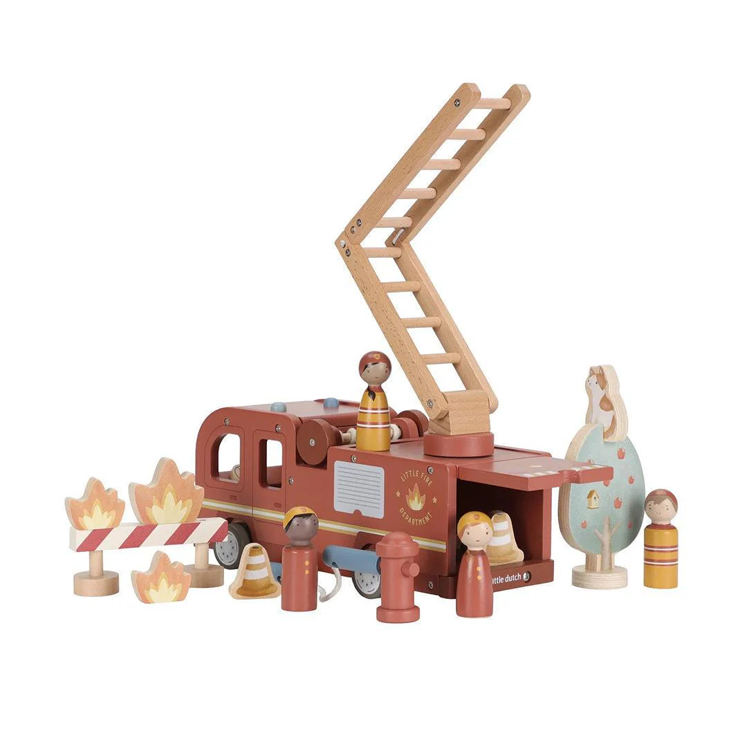 Little Dutch Fire Truck Set - Image 6