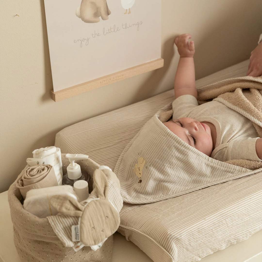 Little Dutch Hooded Towel - Baby Bunny - Image 2