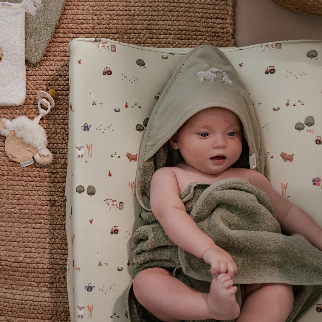 Little Dutch Hooded Towel - Little Farm - Image 2