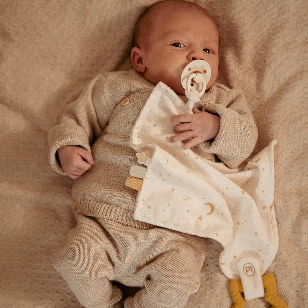 Little Dutch Knitted Trousers - Soft Beige Melee - Image 4
