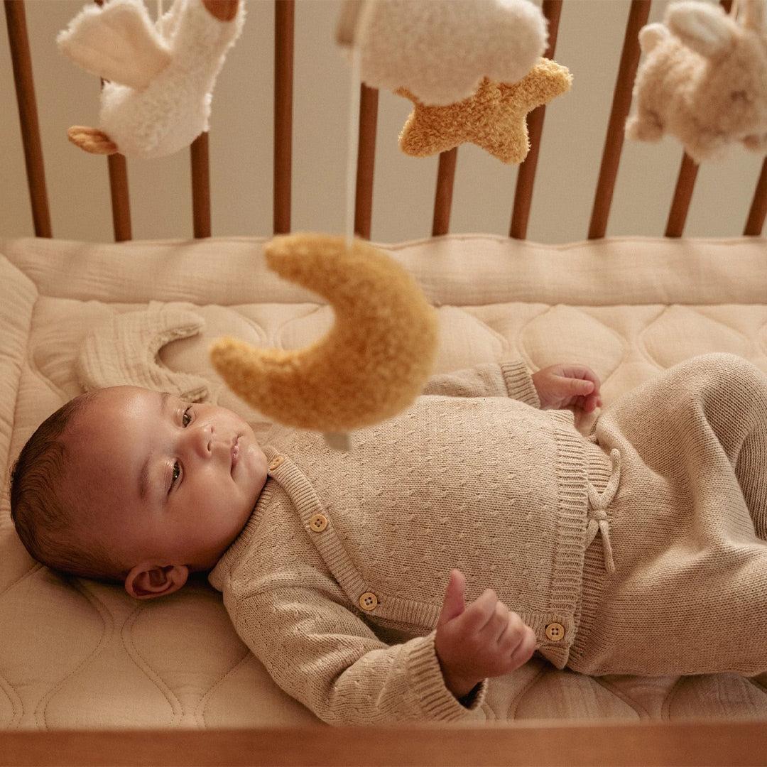 Little Dutch Knitted Trousers - Soft Beige Melee - Image 5
