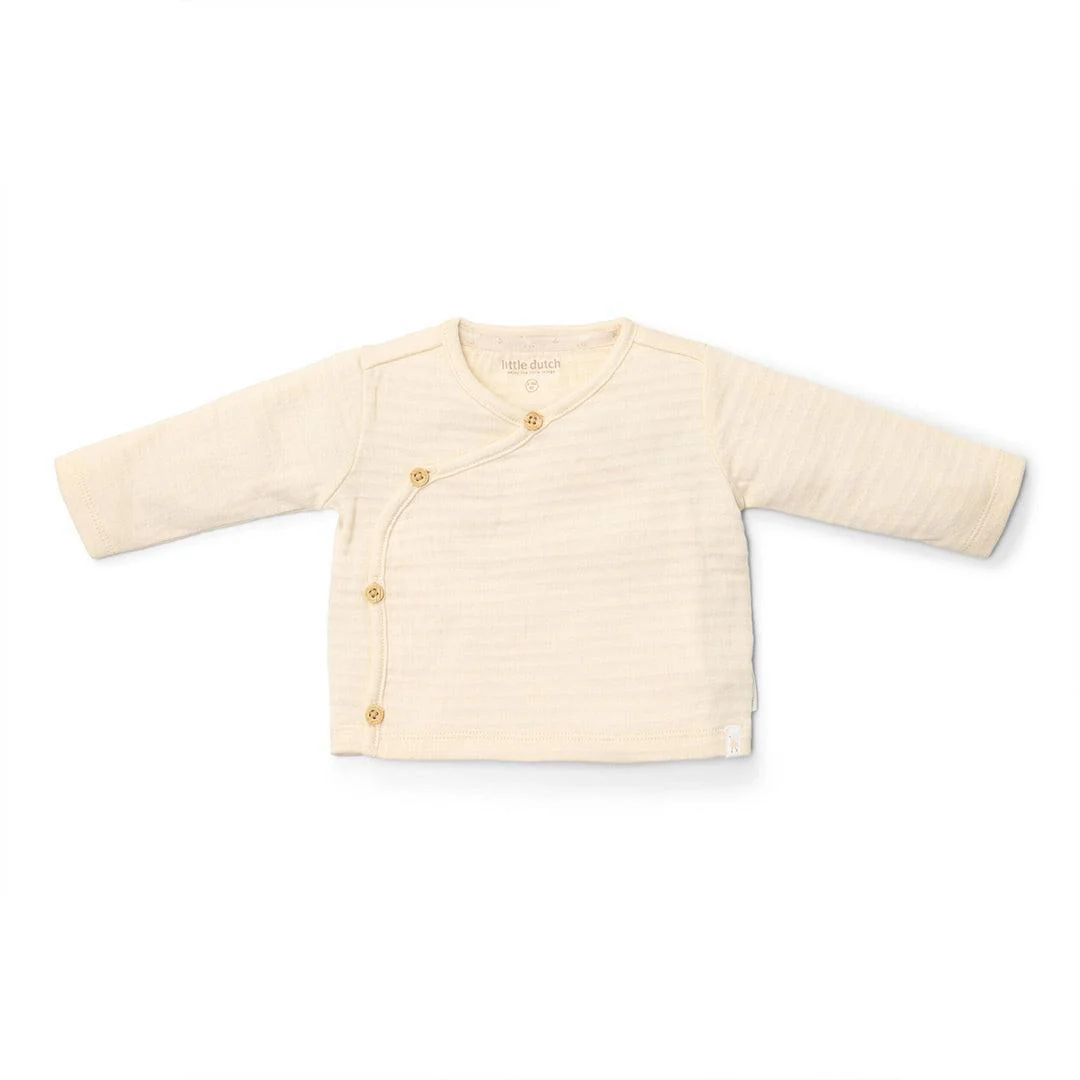 Little Dutch Long Sleeved T-shirt Wrap - Cream