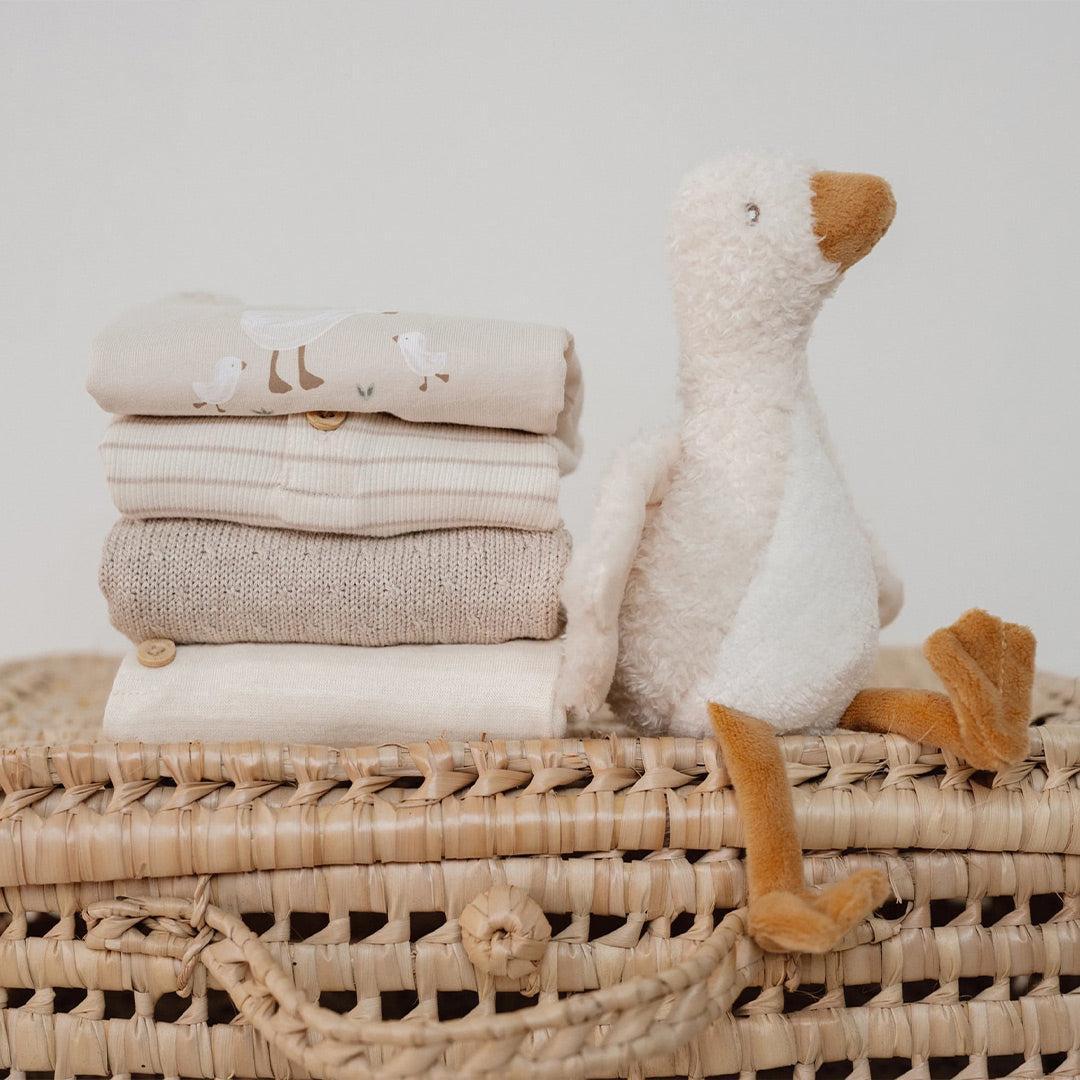 Little Dutch Long Sleeved T-shirt Wrap - Cream - Image 3