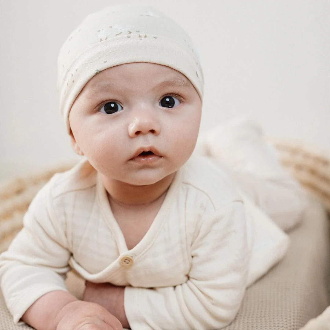 Little Dutch Long Sleeved T-shirt Wrap - Cream - Image 4