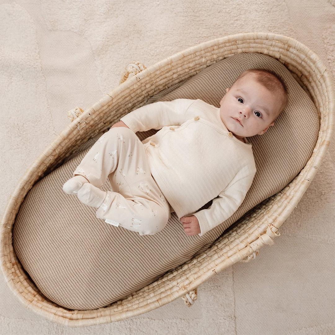Little Dutch Long Sleeved T-shirt Wrap - Cream - Image 5