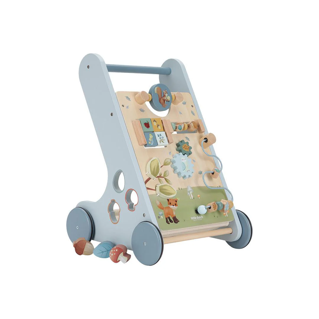 Little Dutch Multi-Activity Baby Walker - Forest Friends - Image 4