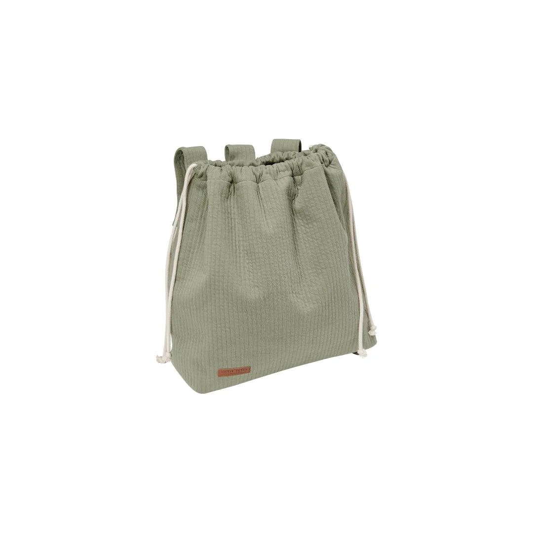 Little Dutch Playpen Toy Bag - Pure Olive - Image 2
