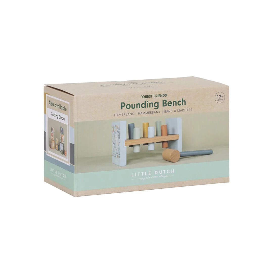 Little Dutch Pounding Bench - Forest Friends - Image 8