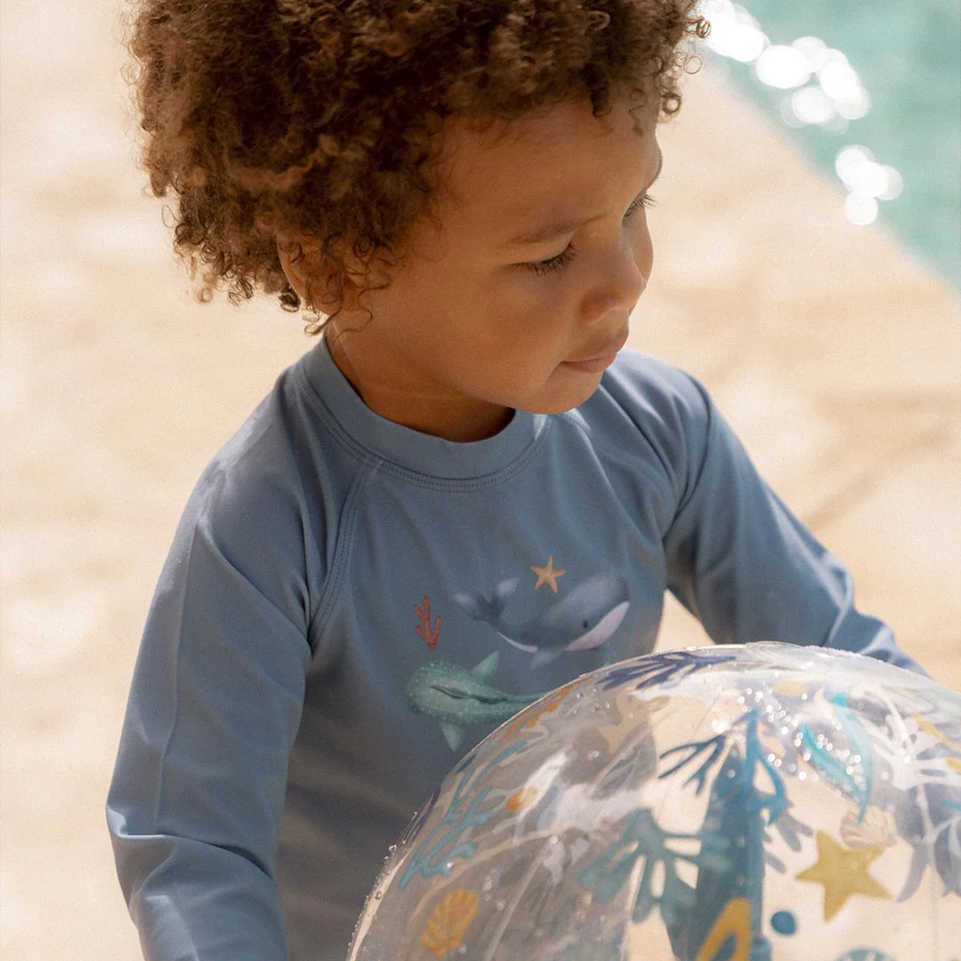 Little Dutch Rash Guard Long Sleeves - Ocean Blue - Image 4