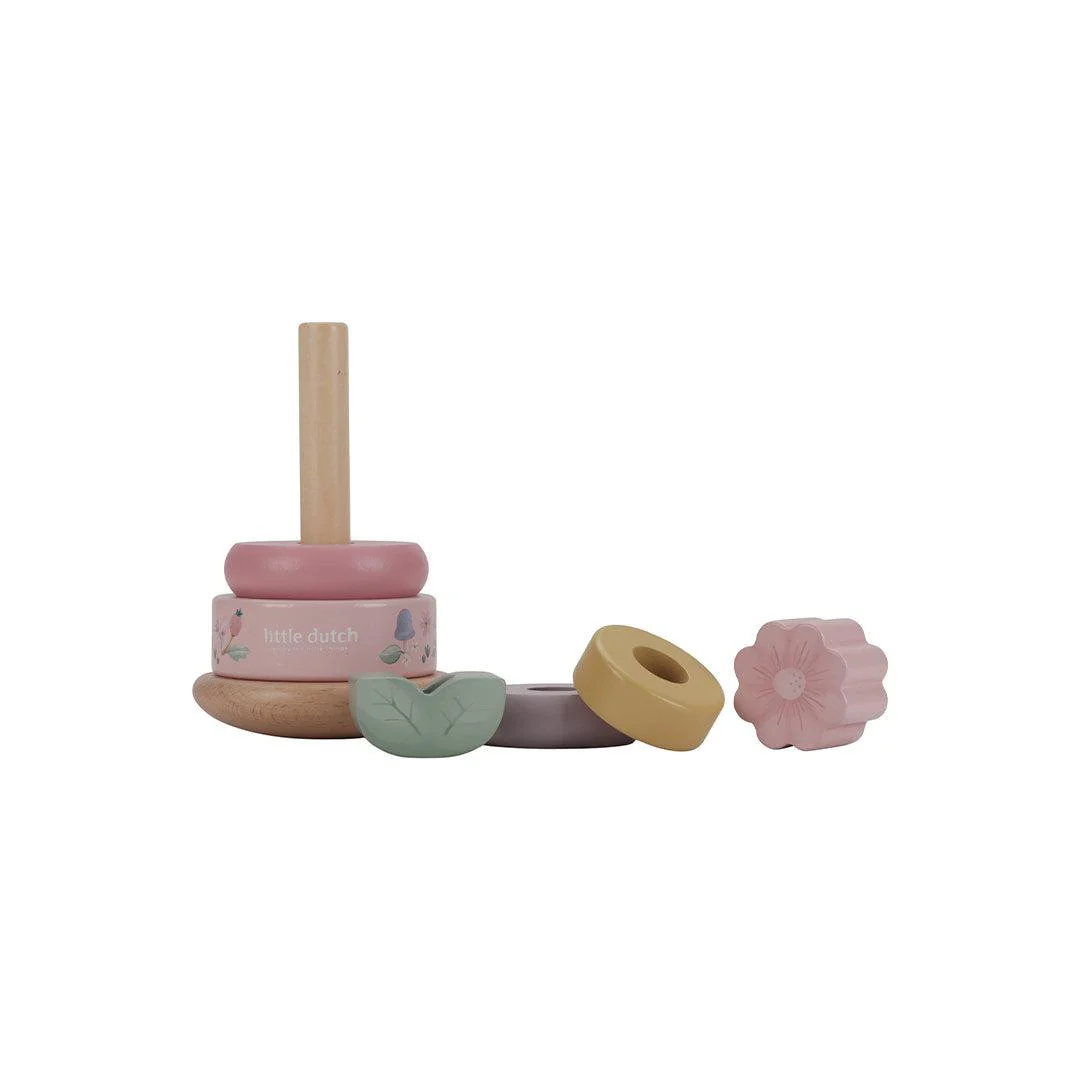 Little Dutch Rocking Ring Stacker - Fairy Garden - Wood - Image 5