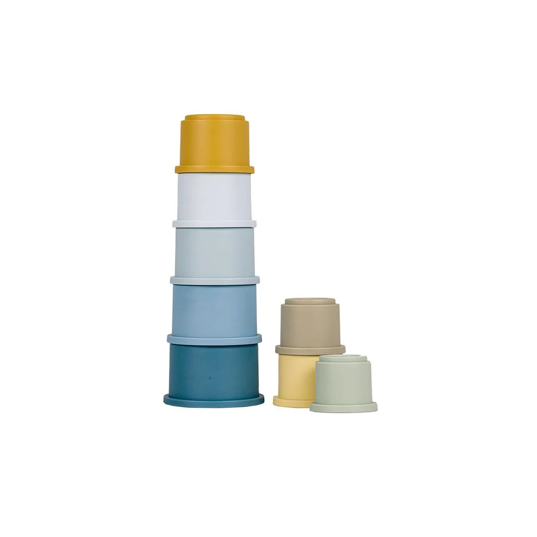 Little Dutch Stacking Cups - Blue - Image 7
