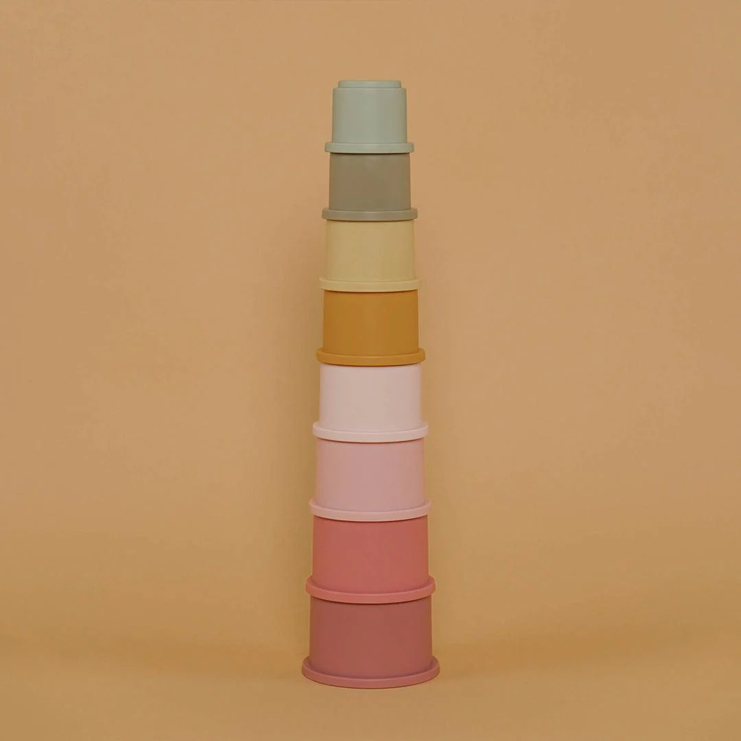 Little Dutch Stacking Cups - Pink - Image 3