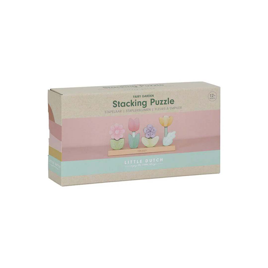 Little Dutch Stacking Puzzle Flowers - Fairy Garden - Image 7