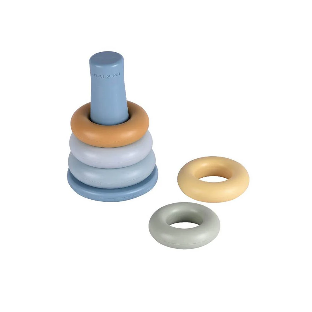 Little Dutch Stacking Rings - Blue - Image 6